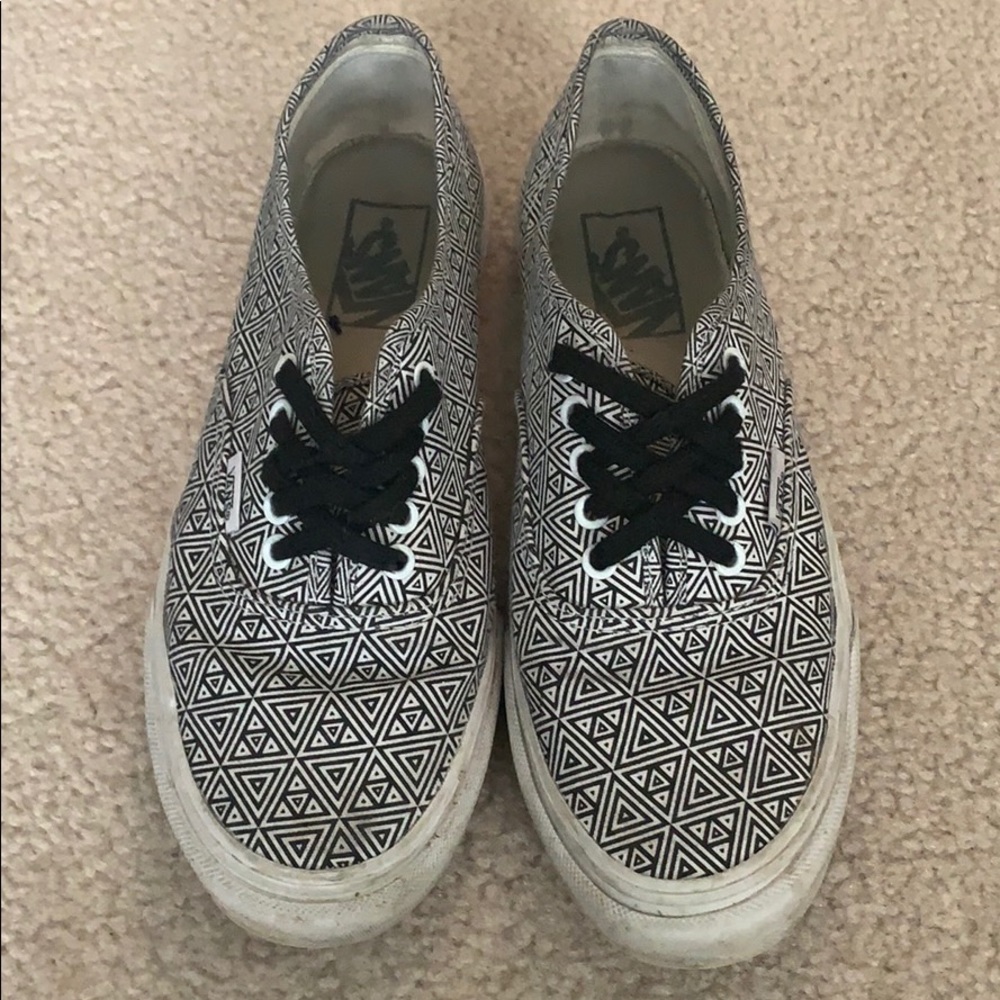 Geometric print vans